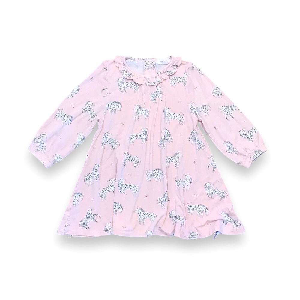 🆕 Angel Dear Pink Bamboo Zebra Dress